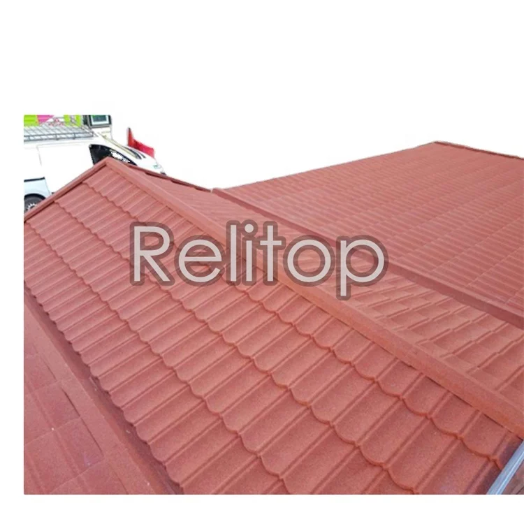 Roof Sheet Building Material Tile Corrugated Galvanized Aluminium Stone Coated Metal Roof Tile