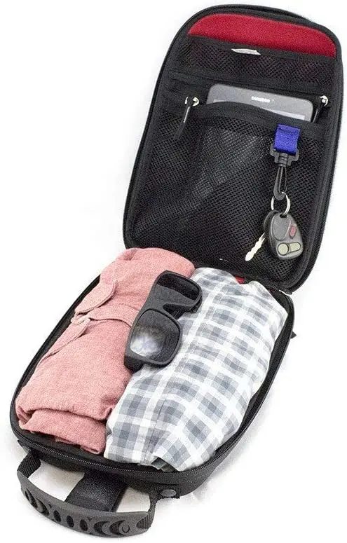 custom expandable tank bag out motorcycle with Nylon Anti-Scratch Rubberized Polymer
