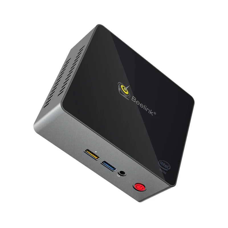 J34 Мини ПК J3455 окно 10 8GB256GB SSD 2 4 ГГц + 5 8 ггц WiFi BT4.0 Быстрая зарядка вентилятор охлаждения мини