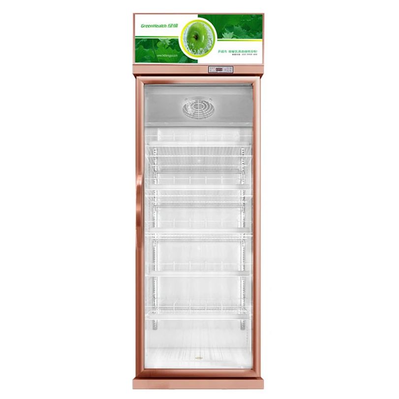Brand new 2 glass door display cooler / used fridge/ beverage air commercial double door drink fridge