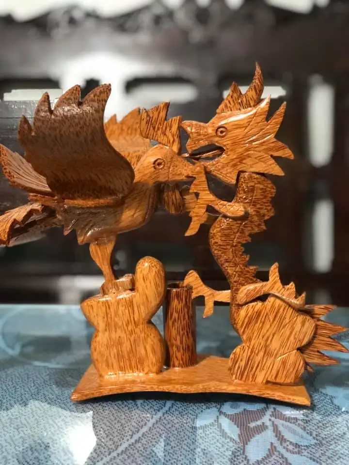 Carved toothpick holder made from coconut wood - coconut toothpick holder (Ms.Sandy +84 587176063) 99 Gold Data