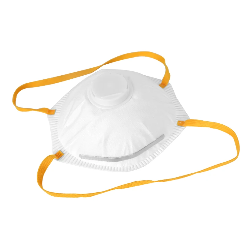 Kn95 Cone Mask Disposable Dustproof Nose Mask 10 Pack With Valve 4 Layer Mask Mascarilla With Meltblown Filter For Industrial