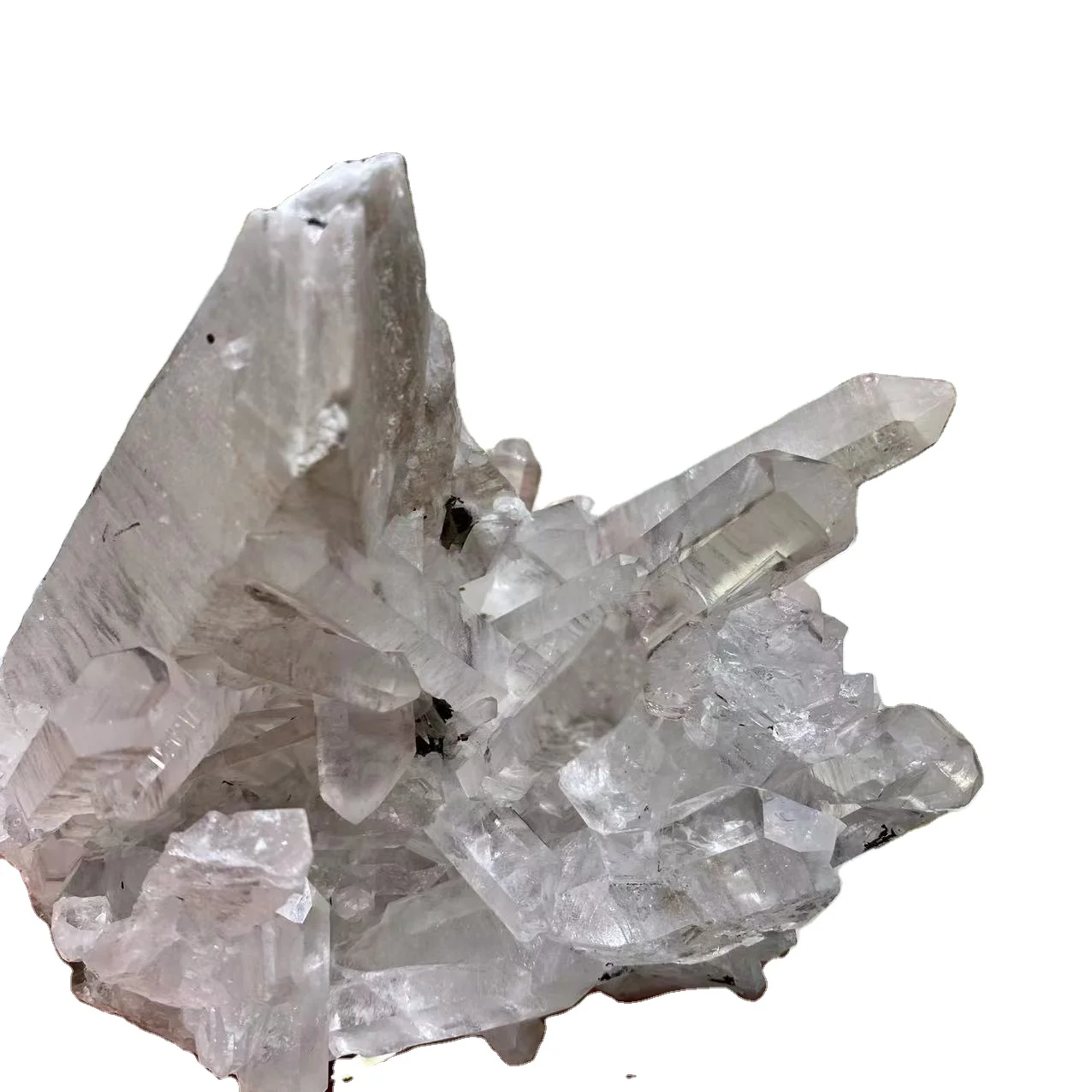 Wholesale hand carved crystal  healing clear quartz mini cluster so white various crystal very healing