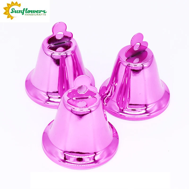 Craft DIY 48mm Blue Christmas Metal Jingle Bell Ornaments