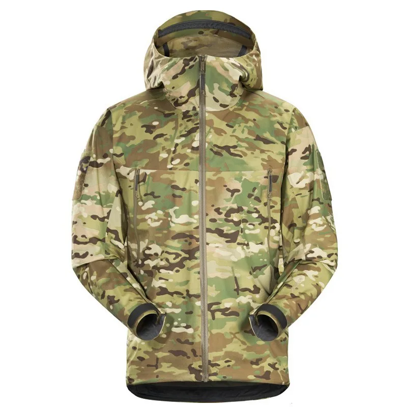 Outdoor Mountaineering Clothing America Fully Windproof Coat Tactical Hard Shell Jacket