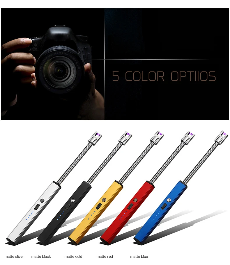 JL875-2 New Arrival Cigar USB Rechargeable Electric Lighters Watch Cigarette Electronic Windproof Wrist Watch With Lighter