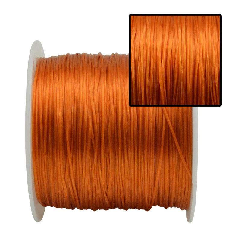 Wide Range Of Uses Mixed Color Wire Elastic Rubber Cord For Flat Jewelry Cord