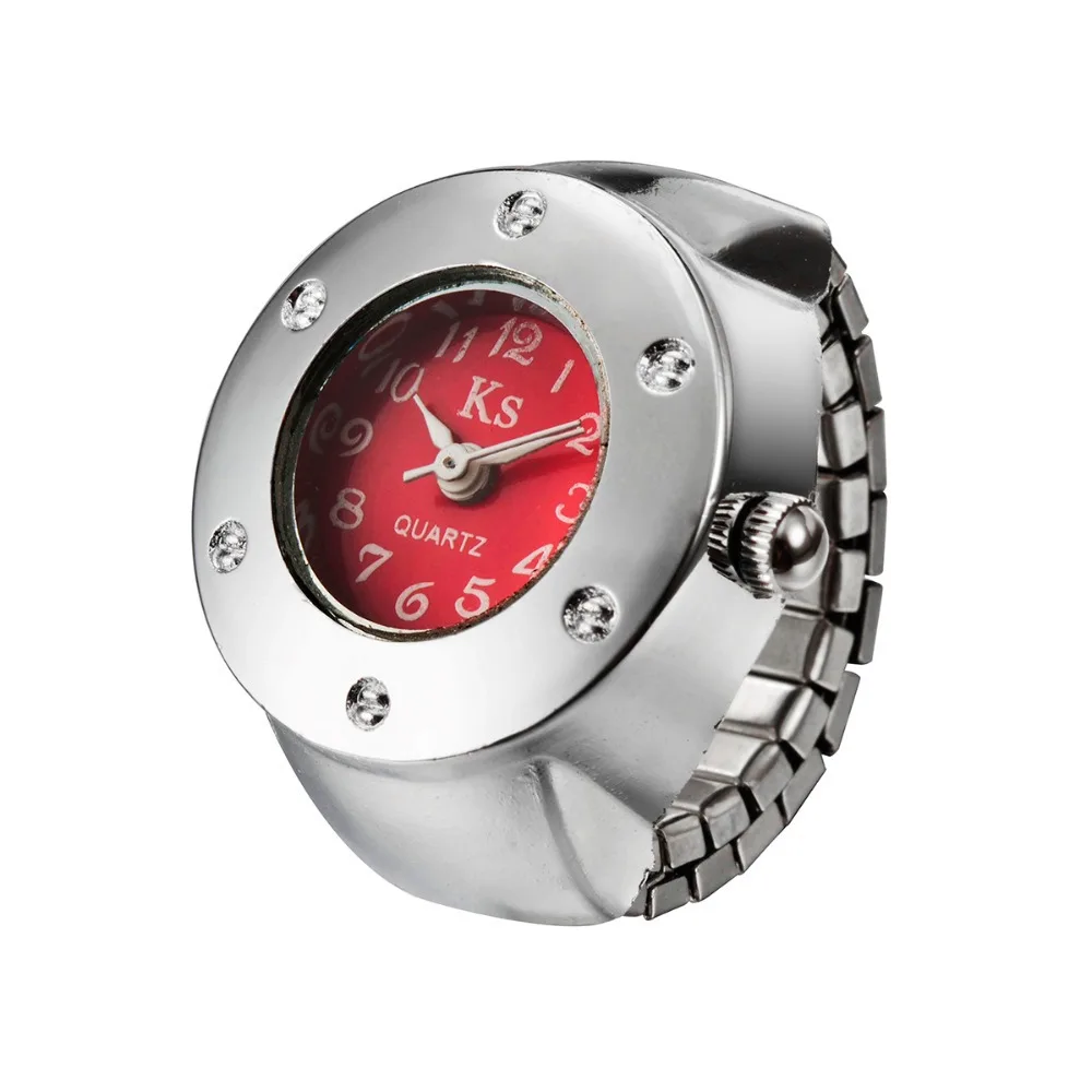 Free Size Luxury Rings Quartz Watches Men Women Couple Ring Watch Ladies Fashion Clock relojes