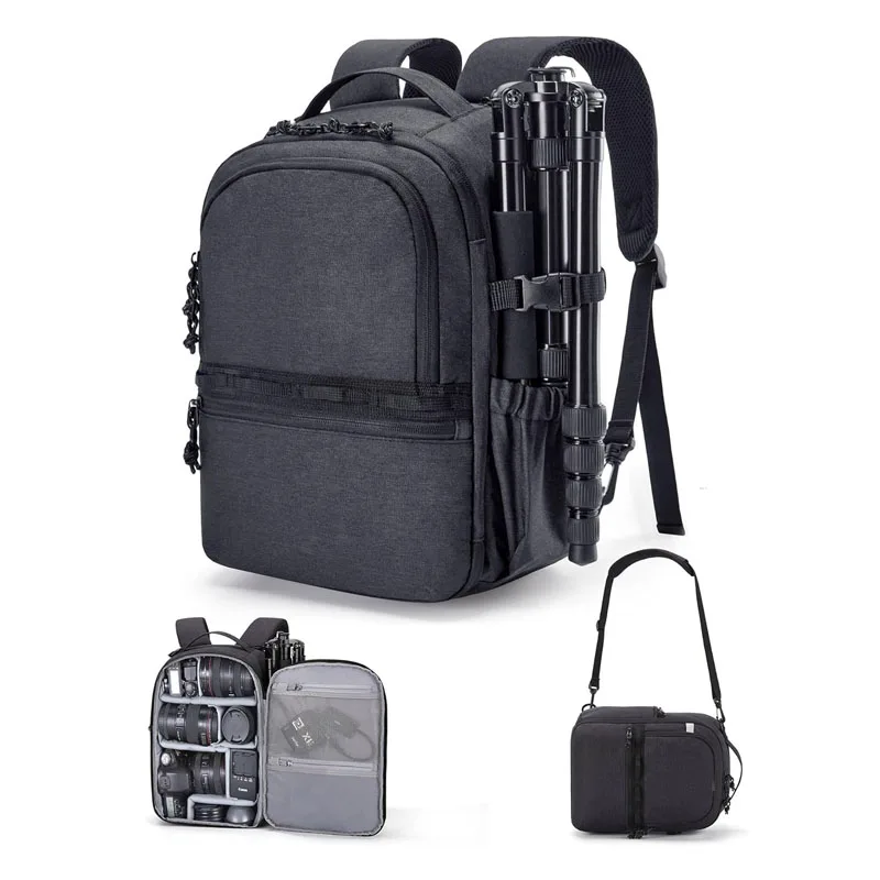 Customize Waterproof Mini Camera Bag  Camera Case Photography Backpack for Men Women