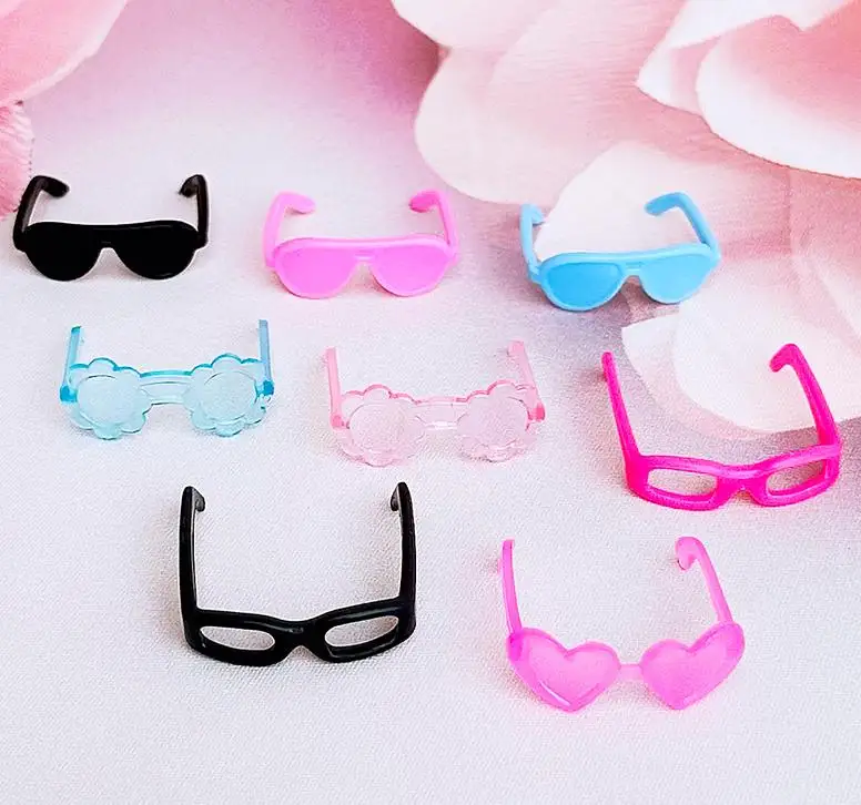 Besafe Doll toys accessories Plush doll Decoration Mini Sunglasses Glasses for Christmas Elf dolls