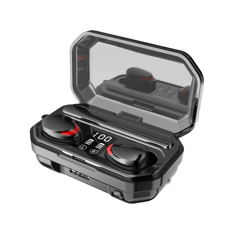 Amazon Лучшие TWS IPX7 bluetooth водонепроницаемые беспроводные наушники M15 Спортивная игровая