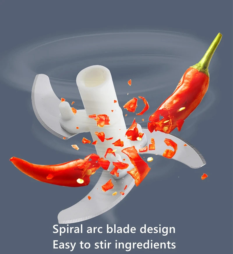 Amazon Top Seller Kitchen Gadgets  garlic and ginger crusher manual pull food chopper