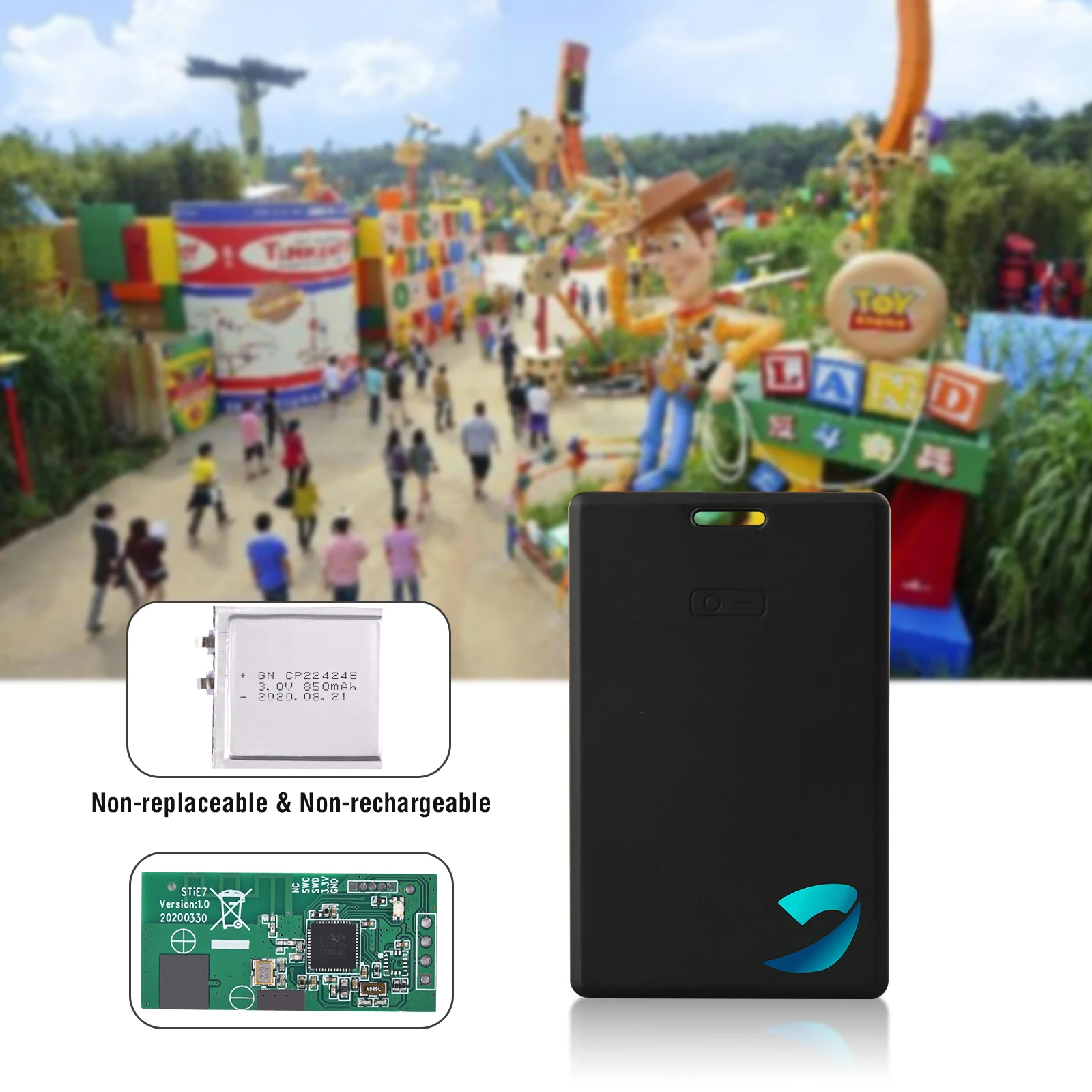 STiE7 переносной маячок с картой для людей отслеживанием RFID NFC датчик ускорения iBeacon Eddystone