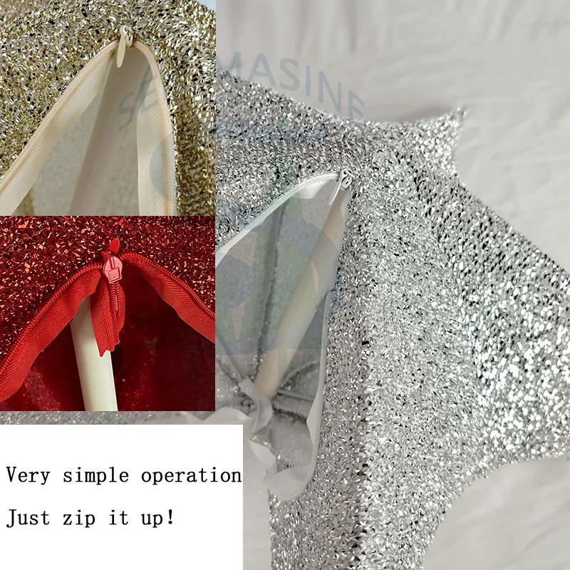 Рождественское украшение Рождественская подвесная Складная звезда для дома улицы праздника Рождественский