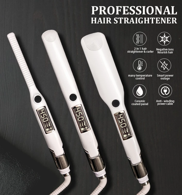 Brand Names Use Front Dryer Wenzhou And Curler Set Simply Hair Straightener