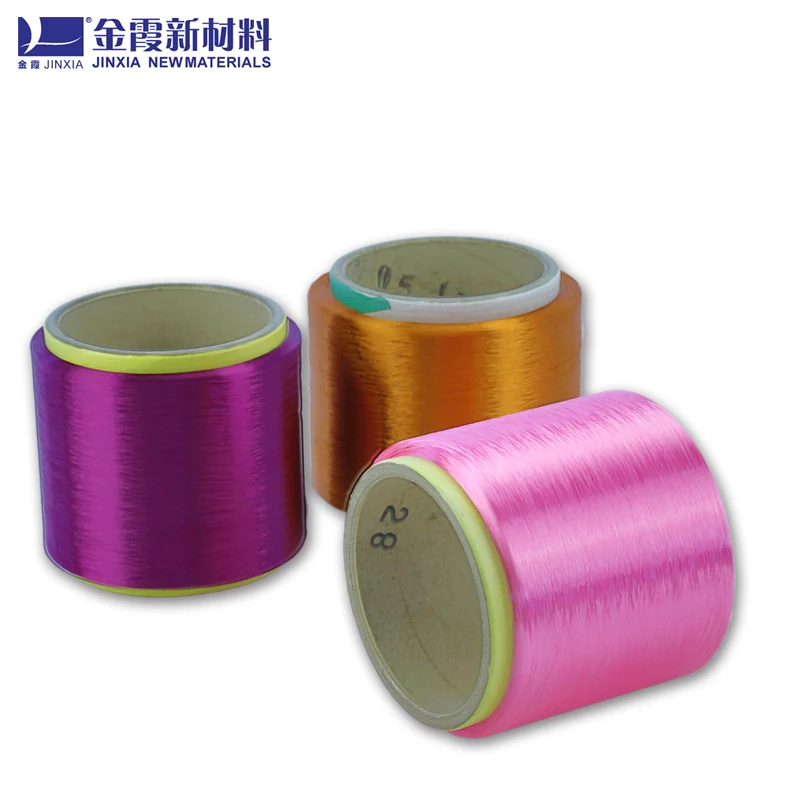 Free sample black white polyester yarn 100% spun polyester yarn 150/48 fdy polyester yarn fdy