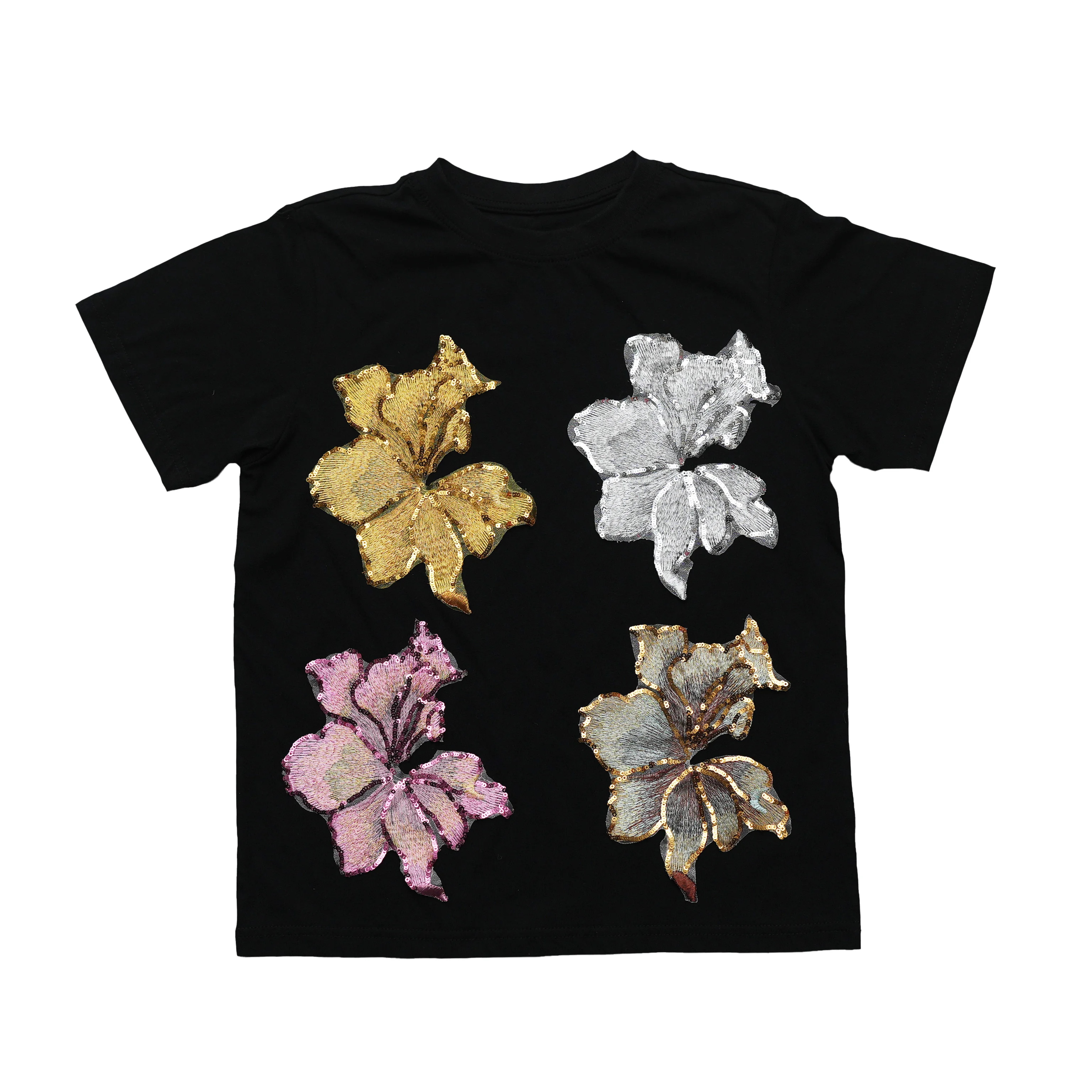 Цветочные золотые блестки вышивка сетка кружева без спинки клейкая лента платье свадебное DIY декоративная