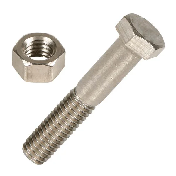OEM ODM Custom Stainless Steel Hex Screws Bolt And Nut M2 M5 6Mm M20 Hex Head Bolt