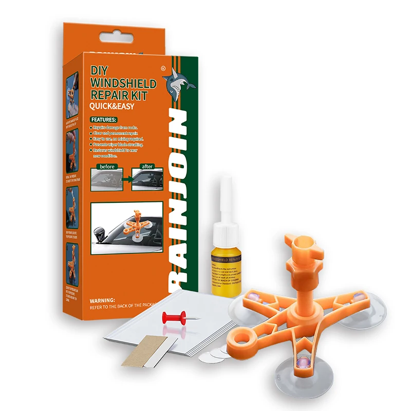 Windshield Repair Kit Quick Fix Car Cracked Glass Windscreen Resin Sealer Car Restore Windscreen Repair glass liquid
