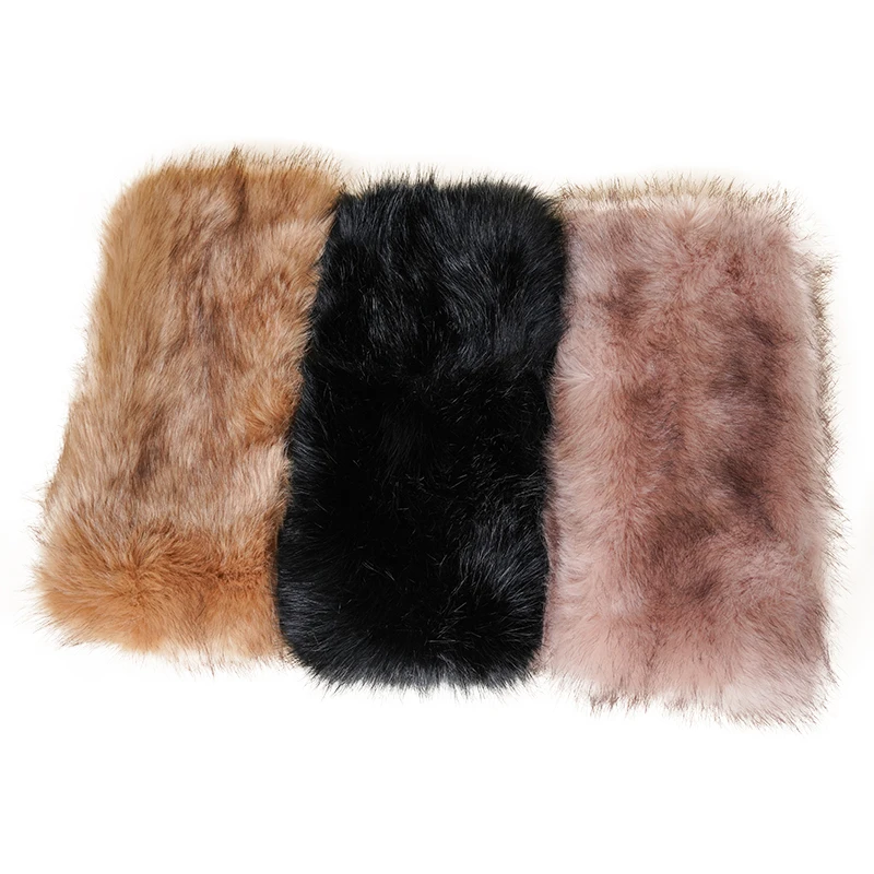 Превосходное качество, индивидуальный длинный шарф из искусственного меха, шаль для женщин, зимние теплые шарфы, шейный шарф, накидка из искусственного меха