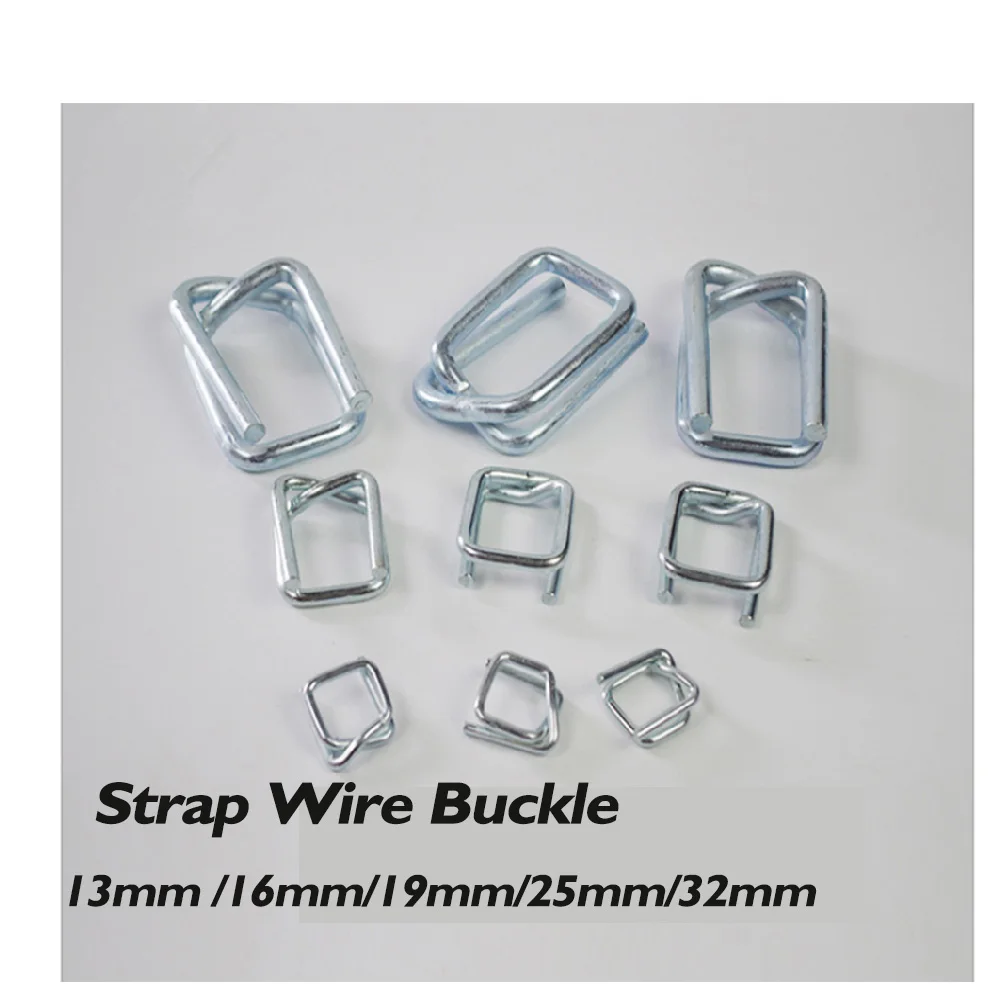 Composite Cord Woven Straps Metal Steel Galvanized Strapping Wire Buckles For Cord Polyester Fiber Strap