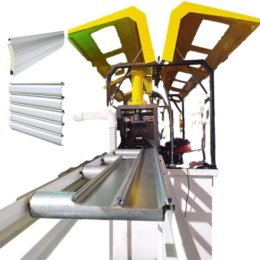 roller shutter door guide used roll forming machine rolling shutter door bottom beam forming machine roll forming machine