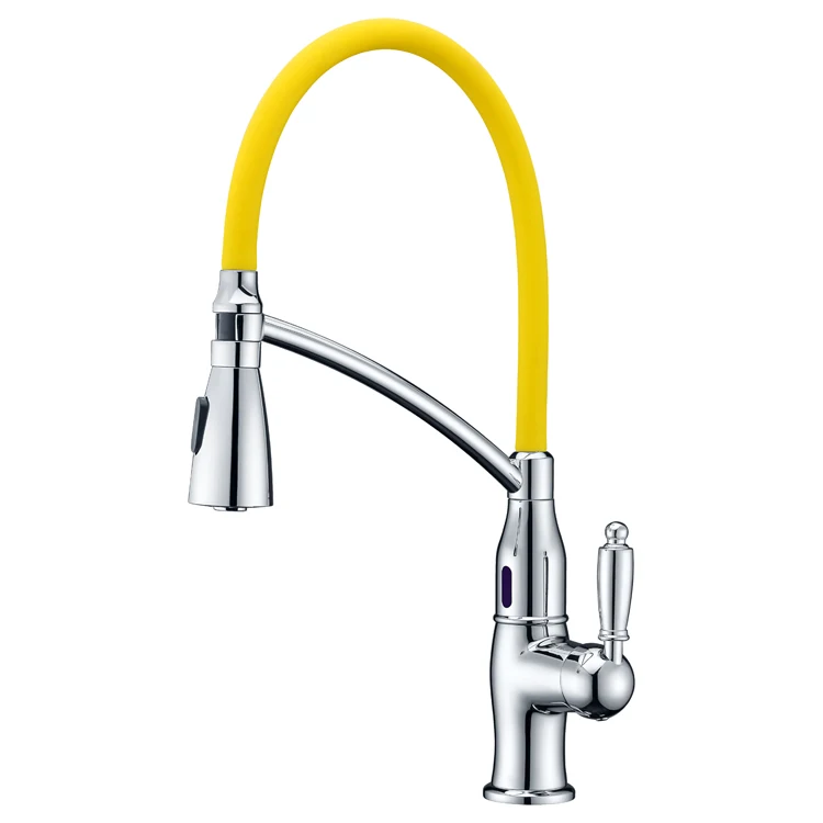 Best Selling Pull faucet  Two Function Water Outlet Sensor Brass Flexible Faucet Kitchen