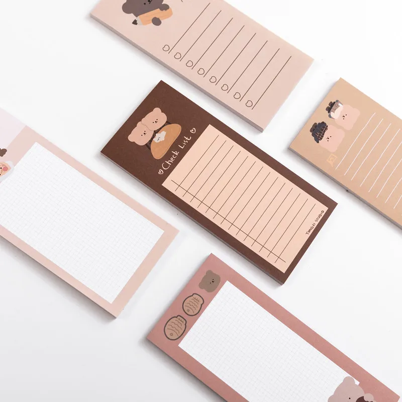 Free Samples Wholesale Customized Notes Pad Writing Tablets Memo Pad to do list notepad