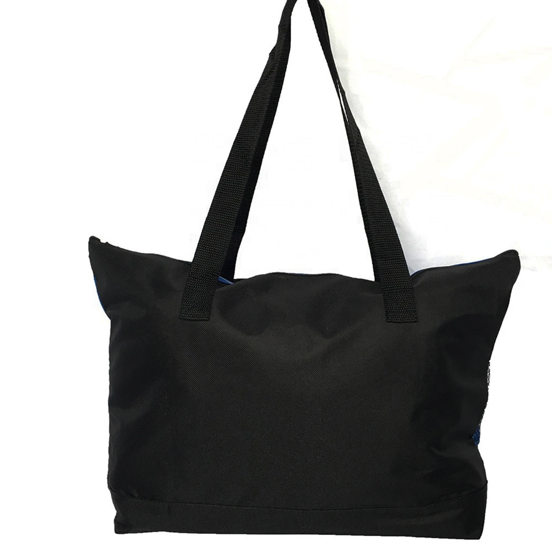 Fashion Shopping Walkers 600 Denier Polyester Tote Bag With Two Side Mesh Pocket