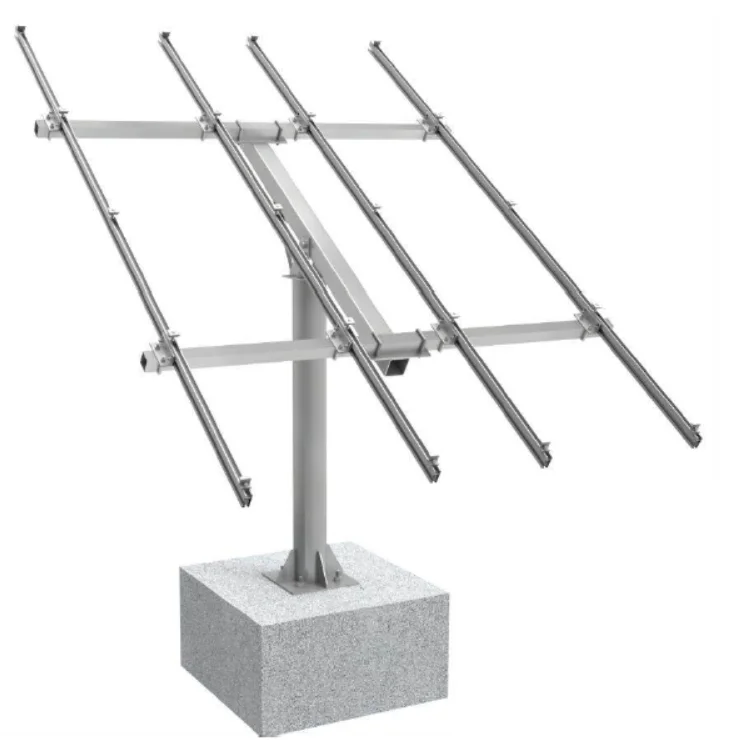 Adjustable Tilt Solar Photovoltaic Pole Ground Mounting System Ground Mounting Bracket Accessories