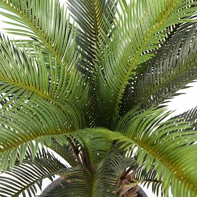  Большое искусственное пальмовое дерево Sago Cycas пластиковые комнатные и Уличные декоративные растения оптовая продажа с