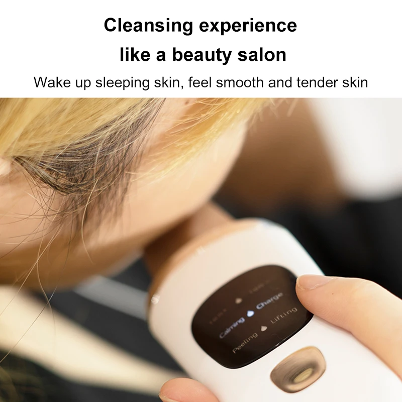 Sonic Facial Dead Skin Scrubber Blackhead Remover Face Ultrasonic Skin Scrubber