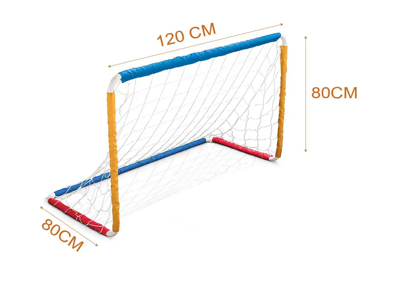 arcos de futbol Steel iron pole  Soccer shooting goal with ball and pump for kids assemble soccer goal set