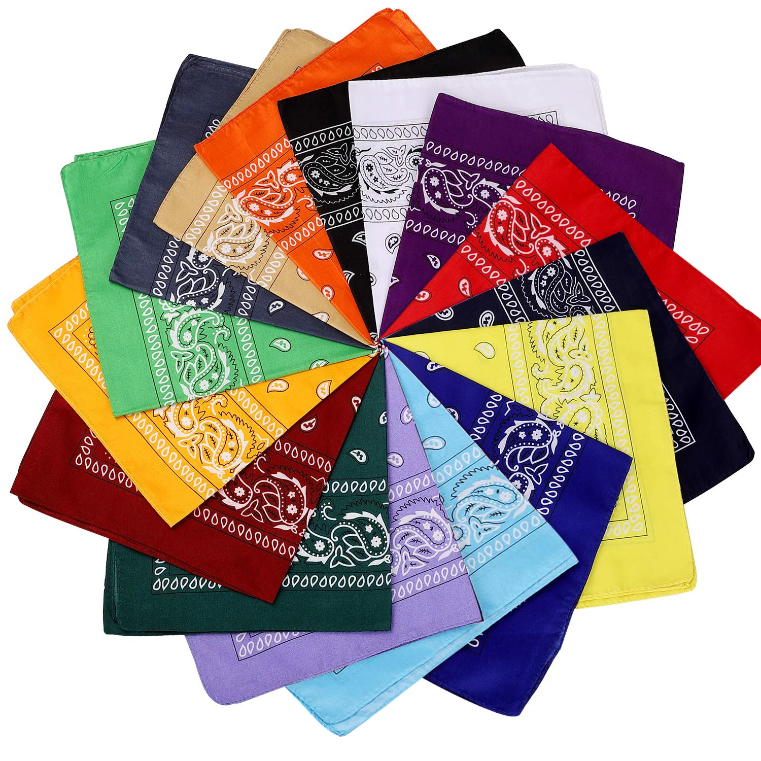 Бандана на заказ двухсторонняя с принтом Пейсли бандана 100% хлопок на заказ шарф бандана