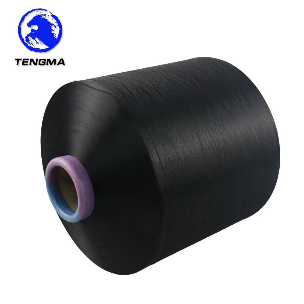 
Stock lot high elastic polyester colors air covered yarn for sewing thread 