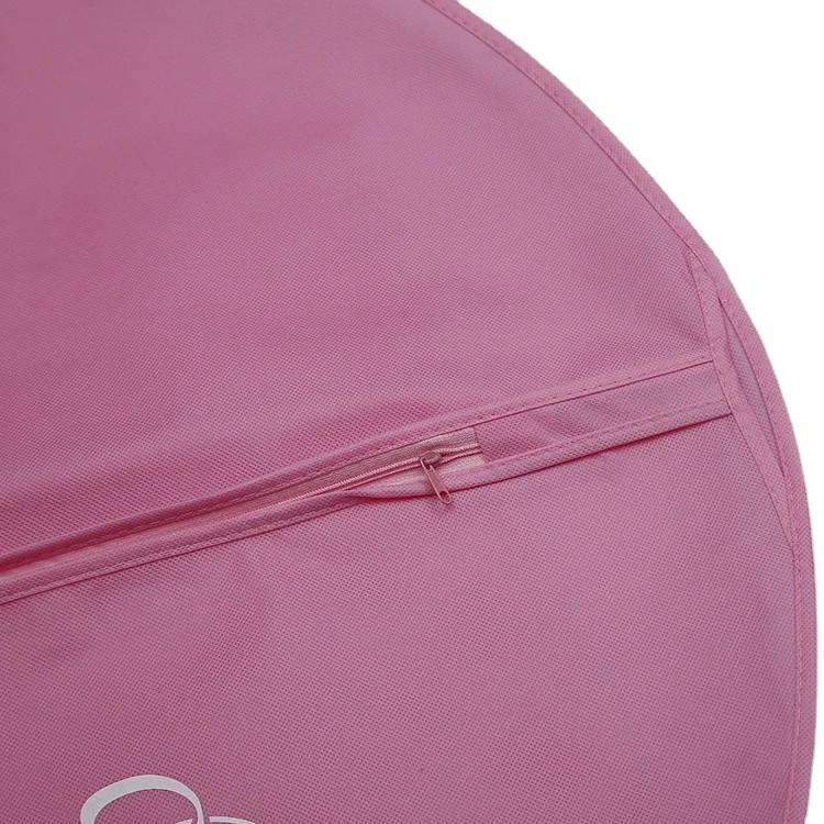breathable pink extra bridal long gown wedding dress dust packaging garment bag