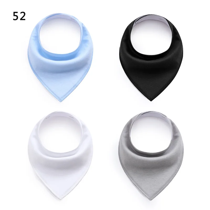 Custom Triangle Babies Baby Bandana 100% Cotton Bibs Cotton Drool Bibs For Babies