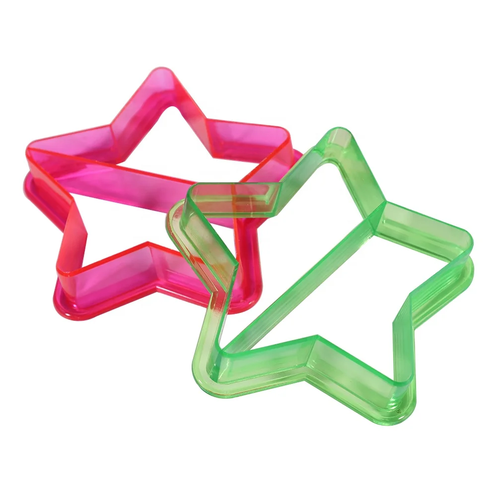 EASTOMMY ET-851245 Sandwich Bread Cutter Kid Lunch Box Mold Fun Cute Plastic Tools Diy Kitchen Square Multiple Shapes