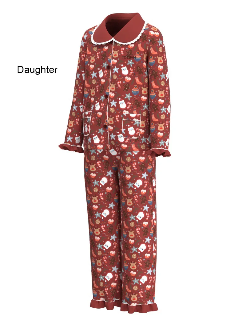 New design Christmas family matching pajamas Xmas pyjamas