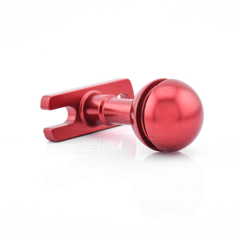 Custom CNC Machining 1 inch Aluminum Underwater Base Single Ball Adaptor for Housing Handles