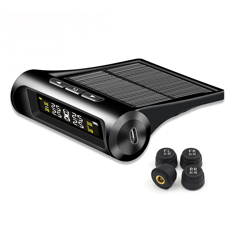 Wholesale Wireless Solar Charge Internal Car Truck Vehicle Tire Pressure TPMS Sensor Tire Pressure Monitoring System