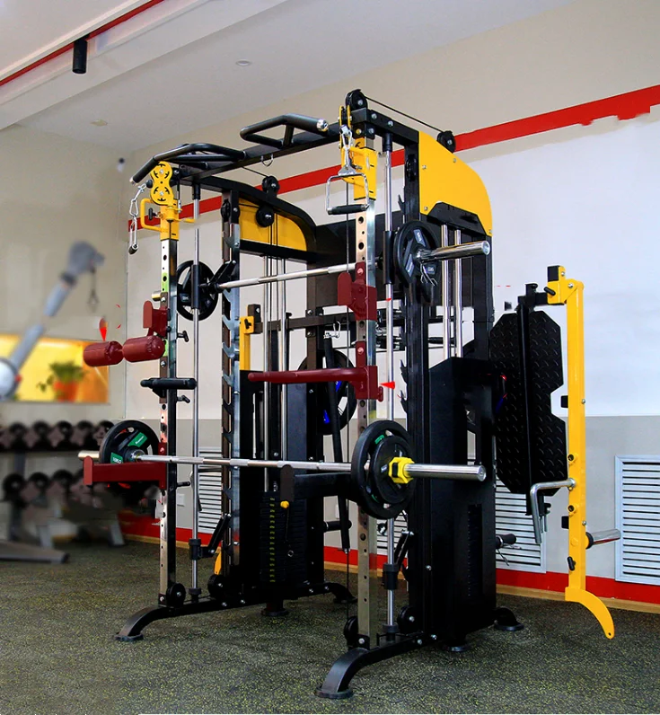
Top sale guaranteed quality cheapest small mutli function smith machine for gym &nbsp;