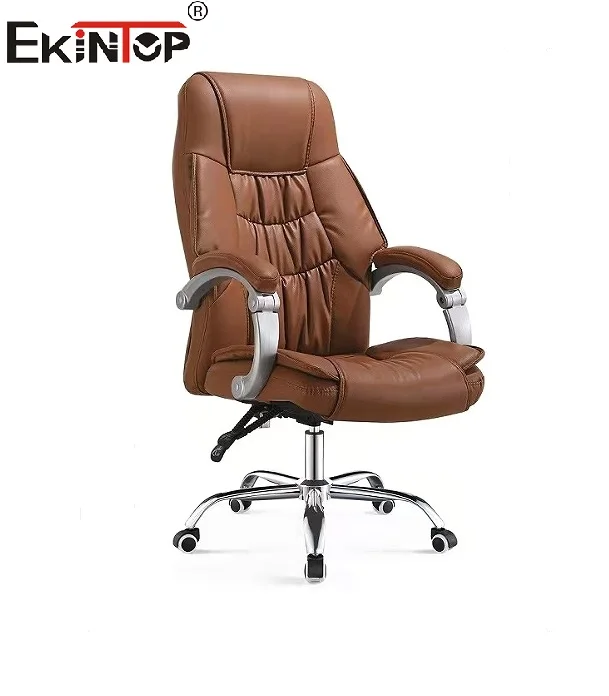 Ergonomic Black High Back Boss Seat Swivel Lift Office Chair Luxury Mechanism Ergonomic Leather Office Chairs