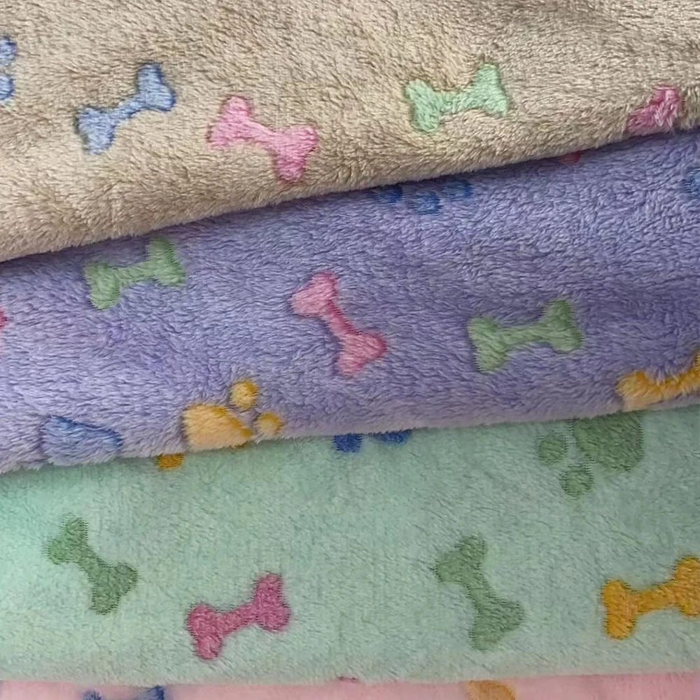 Flannel fabric brush desgin oeko certification polyester blanket fabric choose from a variety of soft Plush fabric