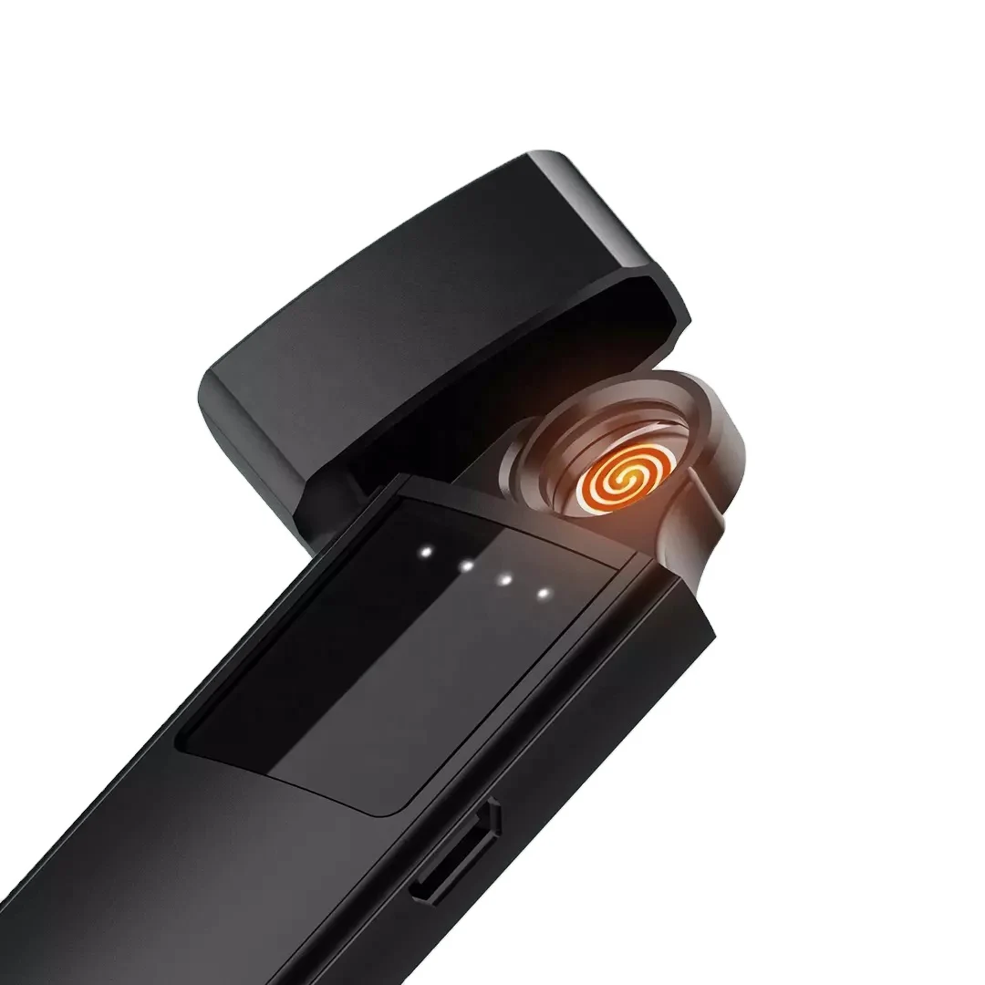Wholesale USB Rechargeable Electric Touch Screen Windproof Flameless Cigarette Lighter Boyfriend Present