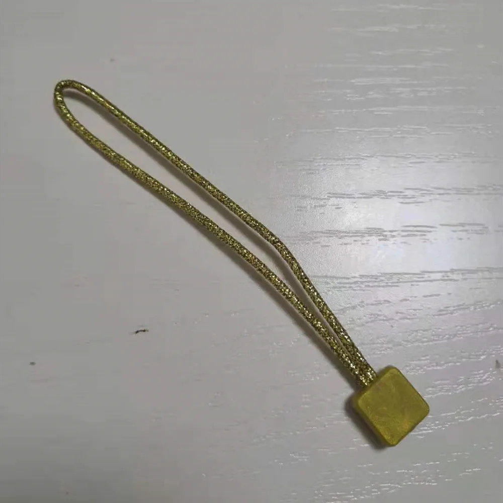 customized color logo package and size for spring stopper and zip puller