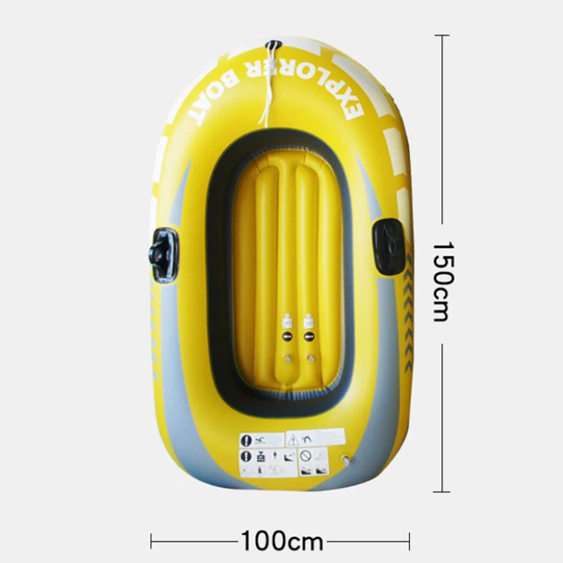 Inflatabkle Kayak 1 Person Foldable Canoe Boat Pedal Boat  Kayak family child packraft