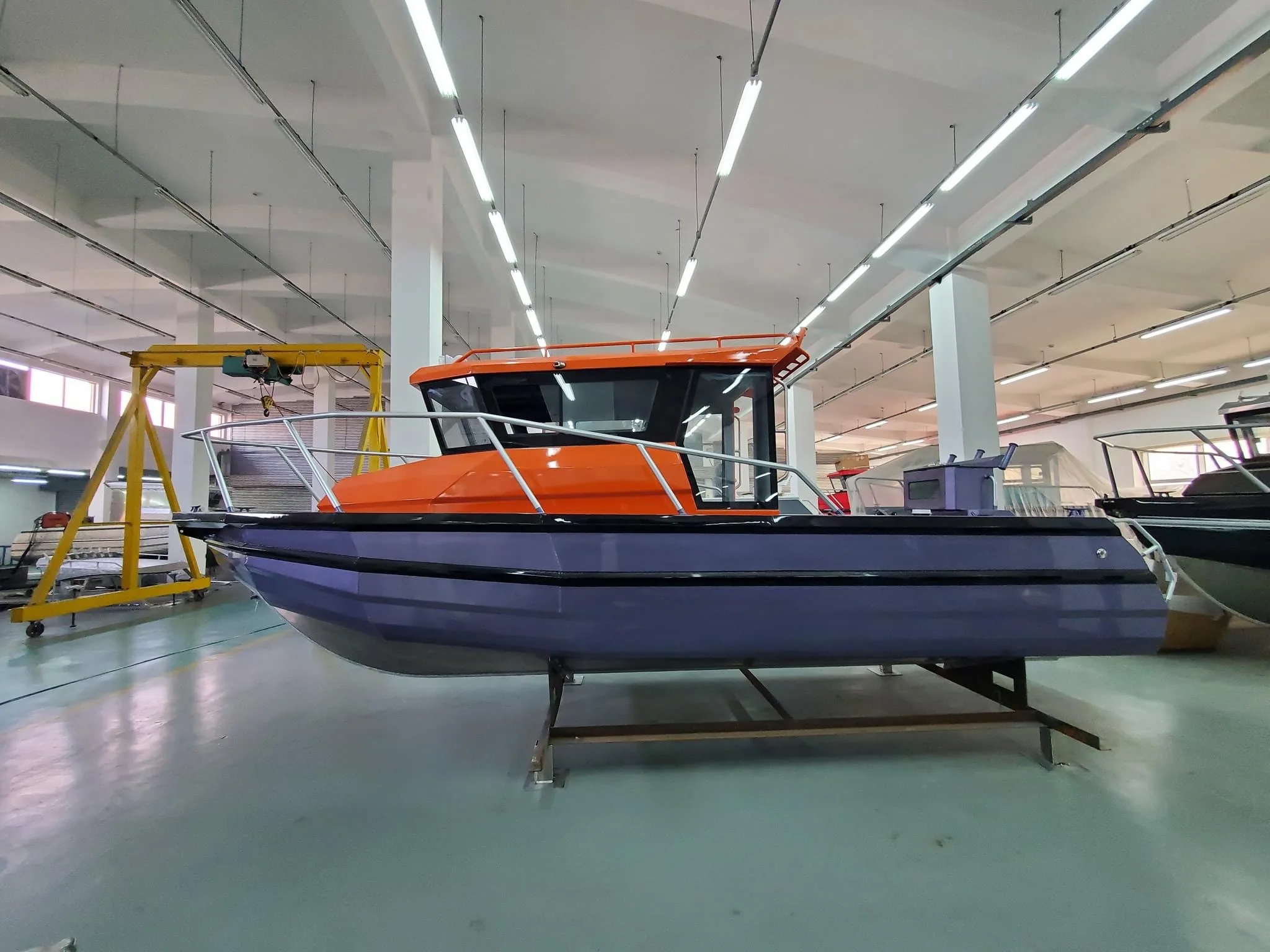  CE certified Easycraft 7.5m/750 Center cabin Aluminum Fishing Boat