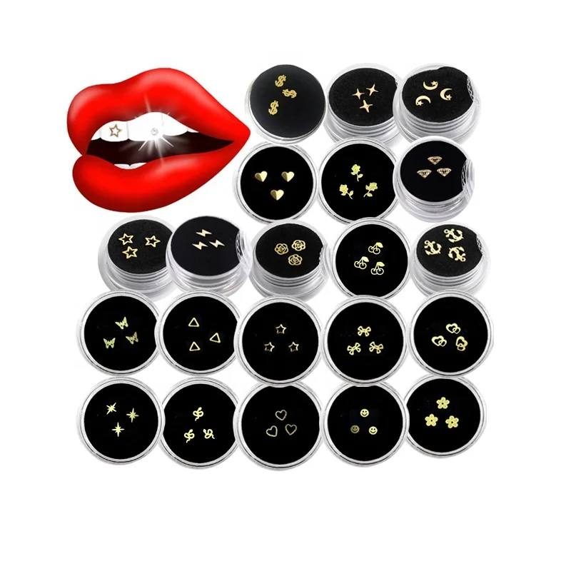 Best Selling Wholesale 18k Gold Tooth Gems Luxury Shinning Teeth Jewelry Gems Stones For Teeth Whitening Salon