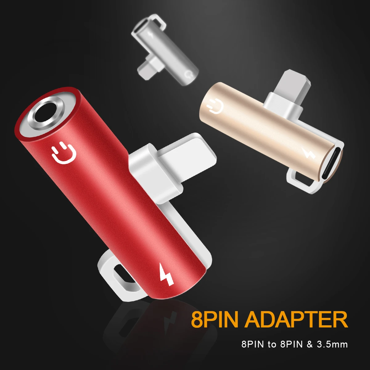 For IOS Audio Cable Adapter Earphone For Lighting to 3.5mm 2 in 1 Headphone Jack Aux Cable Converter For iPhone 7 8 plus X 11 12
